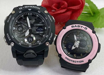 恋人たちのGショック G-SHOCK BABY-G ペアウォッチ ペア腕時計 カシオ 2本セット gショック ベビーg アナデジ GA-2000S-1AJF BGA-270-1AJF プレゼント ギフト Xmas 人気 クリスマス ラッピング無料 手書きのメッセージカードお付けします あす楽対応