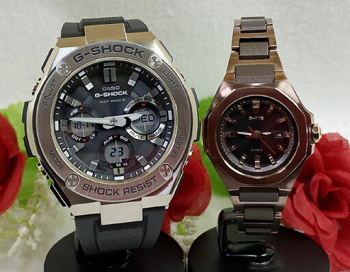 恋人たちのGショックペアウォッチ gショック G-SHOCK BABY-G 人気 婚約 夫婦 高級 クリスマス プレゼント おすすめカシオ 2本セット 電波ソーラー GST-W110-1AJF MSG-W350CG-5AJF 恋人たちのGショックペアウォッチ gショック G-SHOCK BABY-G 人気 婚約 夫婦 高級 クリスマス プレゼント おすすめカシオ 2本セット 電波ソーラー GST-W110-1AJF MSG-W350CG-5AJF