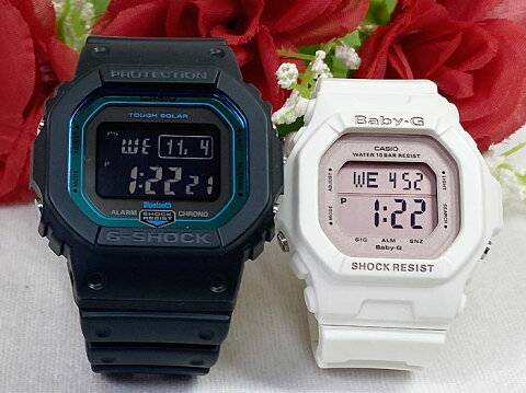 恋人たちのGショック ペアウオッチ Gショック ペア G-SHOCK BABY-G ペア腕時計 カシオ 2本セット gショック ベビーg デジタル GW-B5600-2JF BG-5606-7BJF 人気 ラッピング無料 手書きのメッセージカードお付けします あす楽対応 g-shock クリスマス