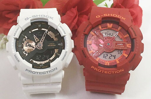 恋人たちのGショック ペアウオッチ Gショック ペア G-SHOCK BABY-G ペア腕時計 カシオ 2本セットgショック アナデジ GA-110RG-7AJF GA-110AC-4AJF 人気 婚約 夫婦 高級 クリスマス プレゼント おすすめ誕生日 御祝い 還暦 銀婚式 結婚記念日 婚約 恋人たちのGショック ペアウオッチ Gショック ペア G-SHOCK BABY-G ペア腕時計 カシオ 2本セットgショック アナデジ GA-110RG-7AJF GA-110AC-4AJF 人気 婚約 夫婦 高級 クリスマス プレゼント おすすめ誕生日 御祝い 還暦 銀婚式 結婚記念日 婚約