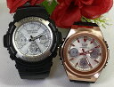 恋人たちのGショック ペアウオッチ G-SHOCK BABY-G ペア腕時計 カシオ 2本セット gショック ベビーg 電波ソーラー AWG-M100S-7AJF MSG-W600G-1AJF ブランド 婚約 夫婦 高級 クリスマス プレゼント 誕生日 御祝い還暦 銀婚式 結婚記念日 婚約(2)