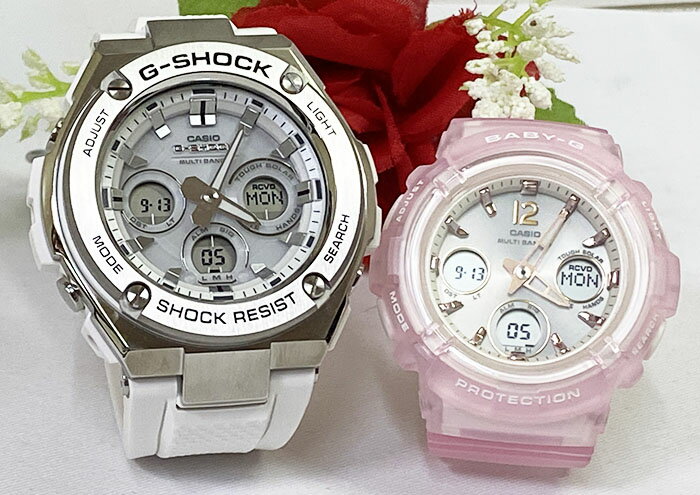 腕時計, ペアウォッチ G G-SHOCK BABY-G 2 g g GST-W310-7AJF BGA-2800-4AJF 