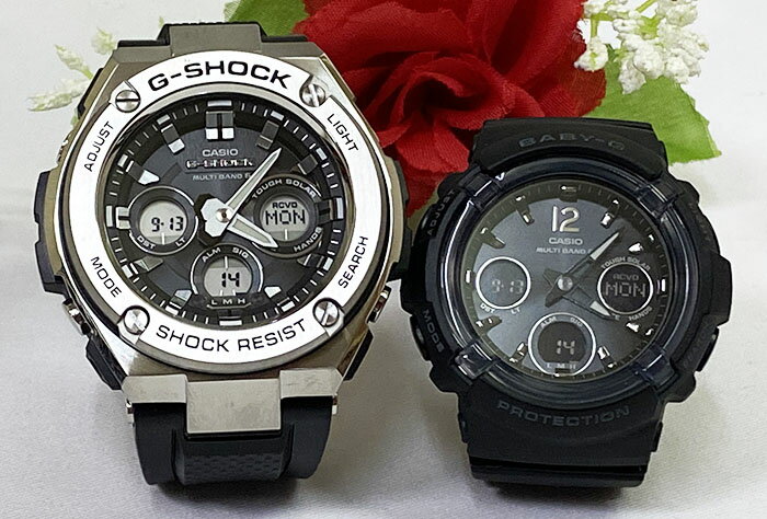 ペアウオッチ gショック恋人達のGショックペアウォッチ G-SHOCK BABY-G カシオ 2本セット デジタル アナデジ GST-W310-1AJF BGA-2800-1AJF ほんのり好きでいてください 人気 婚約 夫婦 高級 クリスマス プレゼント おすすめ