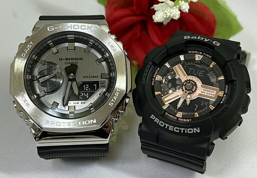 恋人たちのGショック ペアウオッチ G-SHOCK BABY-G カシオ 2本セット GM-2100-1AJF BA-110RG-1AJF g-shock プレゼント 誕生日 御祝い 銀婚式 結婚記念日 婚約 婚約 夫婦 高級 クリスマス プレゼント 恋人たちのGショック ペアウオッチ G-SHOCK BABY-G カシオ 2本セット GM-2100-1AJF BA-110RG-1AJF g-shock プレゼント 誕生日 御祝い 銀婚式 結婚記念日 婚約 婚約 夫婦 高級 クリスマス プレゼント