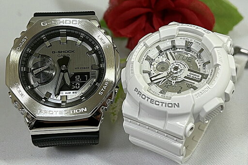 ペアウオッチ gショック恋人たちのGショック ペアウオッチ G-SHOCK BABY-G カシオ 2本セット アナデジ GM-2100-1AJF BA-110-7A3JF プレゼント g-shock プレゼント 誕生日 御祝い 銀婚式 結婚記念日 婚約 婚約 夫婦 高級 クリスマス プレゼント ペアウオッチ gショック恋人たちのGショック ペアウオッチ G-SHOCK BABY-G カシオ 2本セット アナデジ GM-2100-1AJF BA-110-7A3JF プレゼント g-shock プレゼント 誕生日 御祝い 銀婚式 結婚記念日 婚約 婚約 夫婦 高級 クリスマス プレゼント