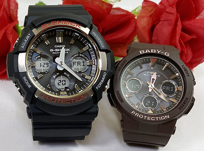 lGVbNyAEHb` G-SHOCK BABY-G yArv JVI 2{Zbg dg\[[ gVbN GAW-100-1AJF BGA-2510-5AJF bsO 菑̃bZ[WJ[h yΉ