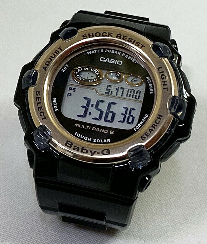 カシオ Baby-G 腕時計（メンズ） BABY-G カシオ 黒 BGR-3003U-1JF ソーラー電波 プレゼント 腕時計 ギフト ラッピング無料 baby-g メッセージカード手書きします あす楽対応