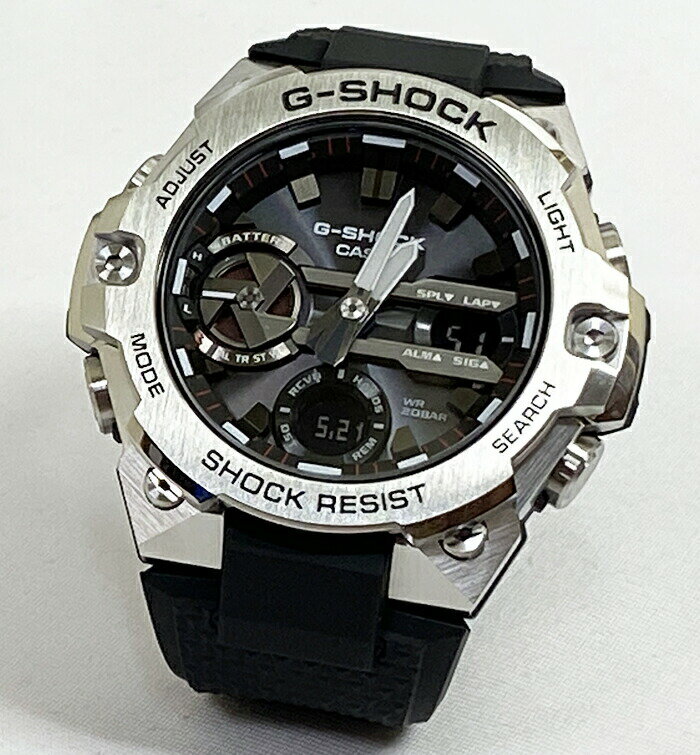 G-SHOCK カシオ メンズウオッチ GST-B400-1AJF ソーラー Gスチール ブルートュース スマートフォンリンク G-STEEL プレゼント 腕時計 ラッピング無料 手書きのメッセージカード あす楽対応