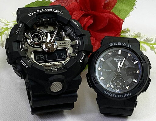 恋人たちのGショック ペアウオッチ G-SHOCK BABY-G ペア腕時計 カシオ 2本セット GA-710-1AJF BGA-250-1AJF 手書きの あす楽対応 黒 プレゼント 誕生日 御祝い 銀婚式 結婚記念日 婚約 人気 婚約 夫婦 高級 クリスマス プレゼント おすすめ 恋人たちのGショック ペアウオッチ G-SHOCK BABY-G ペア腕時計 カシオ 2本セット GA-710-1AJF BGA-250-1AJF 手書きの あす楽対応 黒 プレゼント 誕生日 御祝い 銀婚式 結婚記念日 婚約 人気 婚約 夫婦 高級 クリスマス プレゼント おすすめ