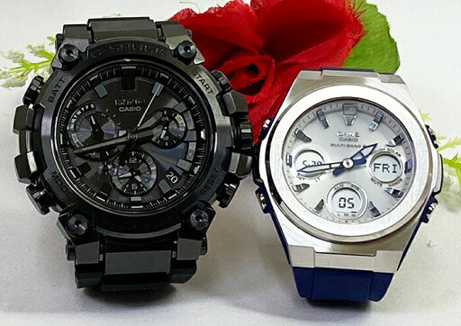恋人たちのGショックペア G-SHOCK BABY-G ペアウォッチ ペア腕時計 カシオ 2本セット gショック 電波ソーラー MTG-B3000B-1AJF MSG-W600-2AJF ラッピング無料 手書きのメッセージカード 婚約 夫婦 高級 クリスマス プレゼント 恋人たちのGショックペア G-SHOCK BABY-G ペアウォッチ ペア腕時計 カシオ 2本セット gショック 電波ソーラー MTG-B3000B-1AJF MSG-W600-2AJF ラッピング無料 手書きのメッセージカード 婚約 夫婦 高級 クリスマス プレゼント