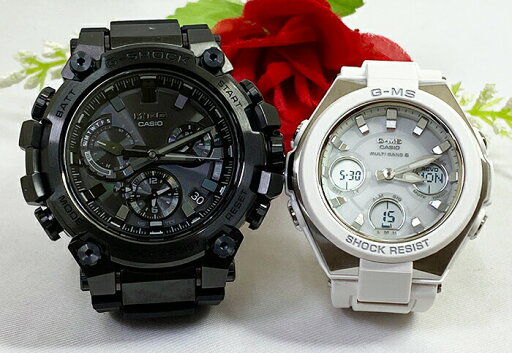 恋人たちのGショックペア G-SHOCK BABY-G ペアウォッチ ペア腕時計 カシオ 2本セット gショック 電波ソーラー MTG-B3000B-1AJF MSG-W100-7AJF ラッピング無料 手書きのメッセージカード 婚約 夫婦 高級 クリスマス プレゼント 恋人たちのGショックペア G-SHOCK BABY-G ペアウォッチ ペア腕時計 カシオ 2本セット gショック 電波ソーラー MTG-B3000B-1AJF MSG-W100-7AJF ラッピング無料 手書きのメッセージカード 婚約 夫婦 高級 クリスマス プレゼント