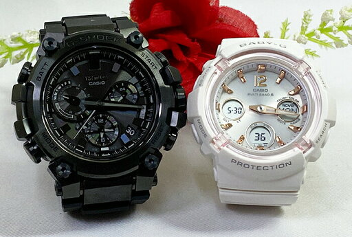 恋人たちのGショックペア G-SHOCK BABY-G ペアウォッチ ペア腕時計 カシオ 2本セット gショック 電波ソーラー MTG-B3000B-1AJF BGA-2800-7AJF ラッピング無料 手書きのメッセージカード あす楽対応 恋人たちのGショックペア G-SHOCK BABY-G ペアウォッチ ペア腕時計 カシオ 2本セット gショック 電波ソーラー MTG-B3000B-1AJF BGA-2800-7AJF ラッピング無料 手書きのメッセージカード あす楽対応
