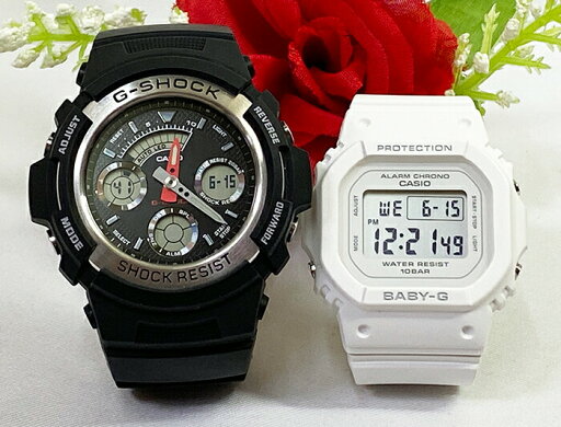 恋人たちのGショック ペアウオッチ G-SHOCK BABY-G ペア腕時計 カシオ 2本セット gショック ベビーg AW-590-1AJF BGD-565U-7JF 電池式 アナデジ デジタル 人気 婚約 夫婦 高級 クリスマス プレゼント おすすめ 誕生日 御祝い還暦 銀婚式 結婚記念日 婚約 恋人たちのGショック ペアウオッチ G-SHOCK BABY-G ペア腕時計 カシオ 2本セット gショック ベビーg AW-590-1AJF BGD-565U-7JF 電池式 アナデジ デジタル 人気 婚約 夫婦 高級 クリスマス プレゼント おすすめ 誕生日 御祝い還暦 銀婚式 結婚記念日 婚約
