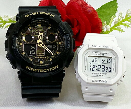 恋人たちのGショック ペアウオッチ G-SHOCK BABY-G ペア腕時計 カシオ 2本セット GA-100CF-1A9JF BGD-565U-7JF 電池式 アナデジ デジタル お揃い 人気 婚約 夫婦 高級 クリスマス プレゼント おすすめ 恋人たちのGショック ペアウオッチ G-SHOCK BABY-G ペア腕時計 カシオ 2本セット GA-100CF-1A9JF BGD-565U-7JF 電池式 アナデジ デジタル お揃い 人気 婚約 夫婦 高級 クリスマス プレゼント おすすめ