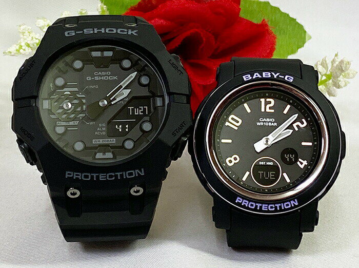 ペアウオッチ gショック恋人たちのGショック ペアウオッチ G-SHOCK BABY-G ペア腕時計 カシオ 2本セット 電池式 アナデジ GA-B001-1AJF BGA-290DR-1AJF 人気 婚約 夫婦 高級 クリスマス プレゼント おすすめ 誕生日 御祝い 銀婚式 結婚記念日 婚約