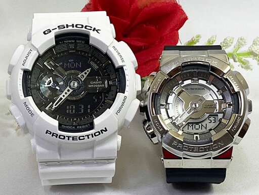 恋人たちのGショック ペアウオッチ G-SHOCK ペア腕時計 カシオ 2本セット gショック GA-110GW-7AJF GM-S110-1AJF アナデジ 電池式 クリスマス 誕生日 御祝い還暦 銀婚式 結婚記念日 バレンタイン 婚約 人気 婚約 夫婦 高級 クリスマス プレゼント おすすめ 恋人たちのGショック ペアウオッチ G-SHOCK ペア腕時計 カシオ 2本セット gショック GA-110GW-7AJF GM-S110-1AJF アナデジ 電池式 クリスマス 誕生日 御祝い還暦 銀婚式 結婚記念日 バレンタイン 婚約 人気 婚約 夫婦 高級 クリスマス プレゼント おすすめ