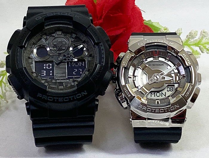 ͤGå ڥå G-SHOCK ڥӻ  2ܥå gå GA-100CF-1AJF GM-S110-...