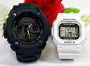 恋人たちのGショックペアウオッチgショック 人気 婚約 夫婦 高級 クリスマス プレゼント おすすめ G-SHOCK BABY-G ペアウォッチ カシオ 2本セット 電波ソーラー GST-W300G-1A1JF BGD-5650-7JF アナデジ デジタル 誕生日 御祝い還暦 銀婚式(2)