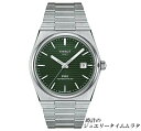 TISSOT ティソ PRX オートマティック メンズ腕時計 T137.407.11.091.00 グリーン文字盤 T-Classic 自動巻き ケース径40ミリ 80時間ロングパワーリザーブ ラッピング無料 手書きのメッセージカ…