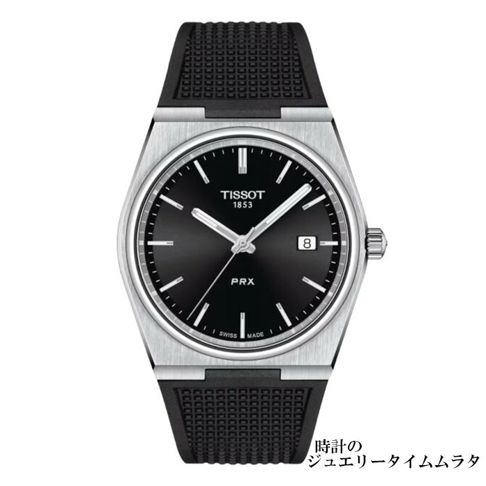 TISSOT ティソ PRX クォーツ メンズ腕時計 T137.410.17.051.00 ブラック文字盤 T-Classic 電池式 ケース径40ミリ ラッピング無料 手書きのメッセージカード あす楽対応