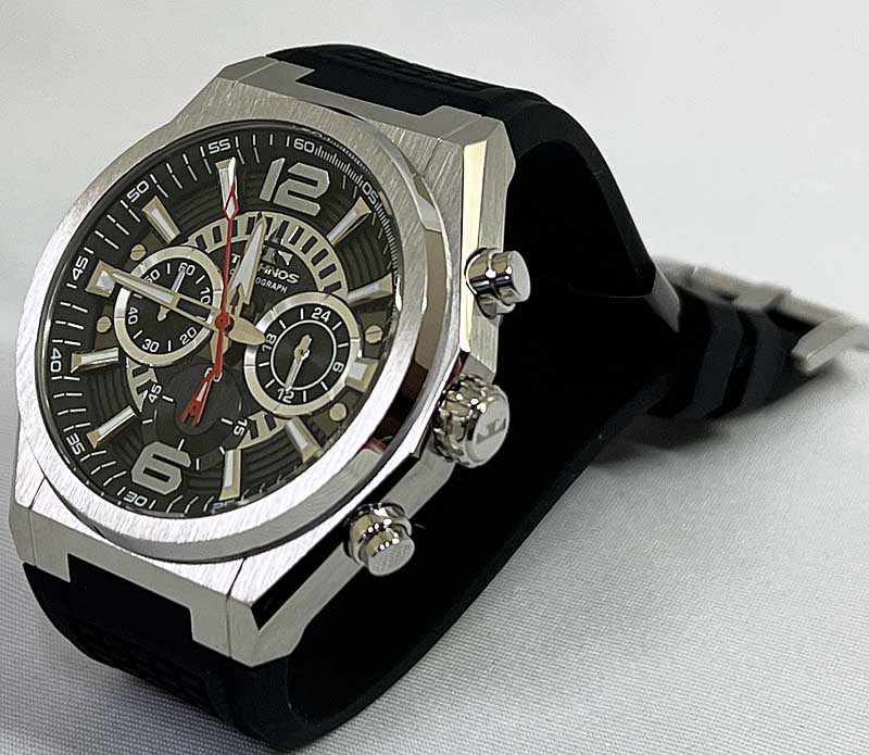 テクノス 腕時計 メンズウォッチ TECHNOS technos 腕時計 T8B84SB　ラッピング無料 手書きのメッセージカード あす楽対応　　ラバーベルト　シルバー