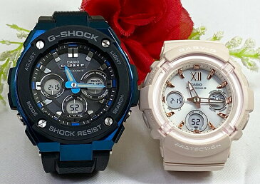 恋人達のGショック ペアウォッチ G-SHOCK BABY-G ペア腕時計 カシオ 2本セット gショック ベビーg アナデジ GST-W300G-1A2JF BGA-2800-4A2JF人気 ラッピング無料 手書きのメッセージカードお付けします あす楽対応 クリスマスプレゼント