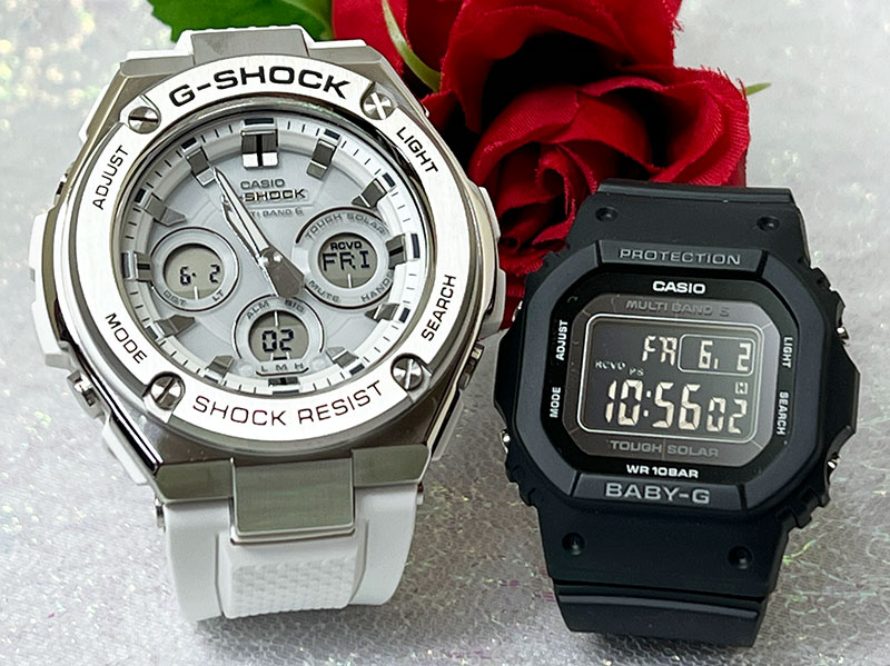 ペアウオッチ gショック恋人たちのGショック ペアウオッチ G-SHOCK BABY-G カシオ 2本セット GST-W310-7AJF BGD-5650-1CJF プレゼント プレゼント　クリスマス プレゼント 誕生日 御祝い還暦 銀婚式
