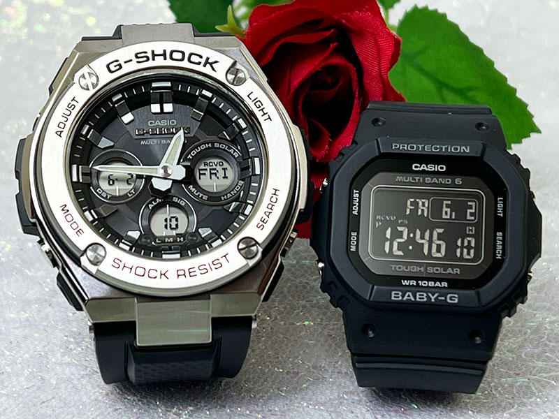 恋人たちのGショック ペアウオッチ G-SHOCK BABY-G カシオ 2本セット GST-W310-1AJF BGD-5650-1CJF プ..