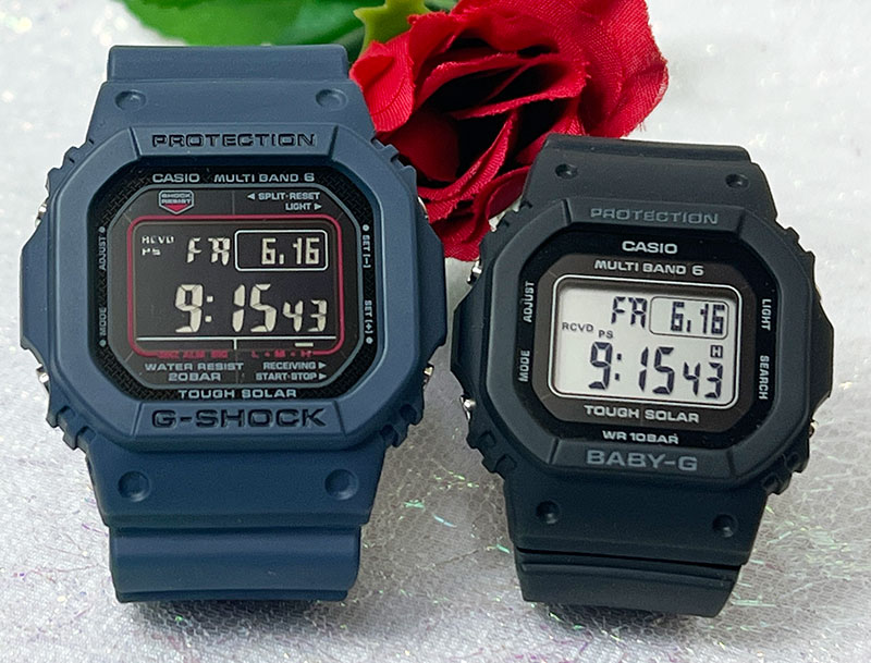 恋人たちのGショック ペアウオッチ G-SHOCK BABY-G カシオ 2本セット GW-M5610U-2JF BGD-5650-1JF ラッピング無料 手書きのメッセージカード あす楽対応 クリスマス プレゼント 誕生日 御祝い還暦 銀婚式 結婚記念日 婚約