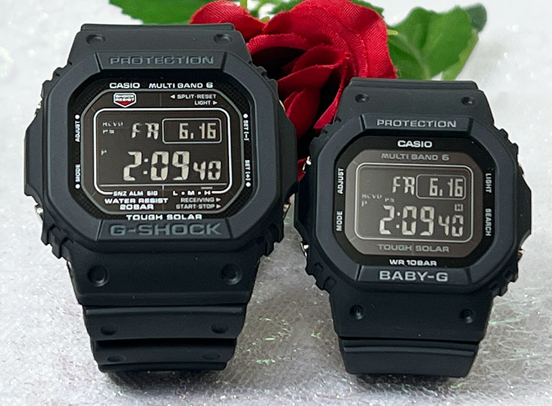 ペアウオッチ gショック恋人たちのGショック ペアウオッチ gショック 人気 婚約　夫婦 高級　クリスマス プレゼント おすすめG-SHOCK BABY-G カシオ 2本セット GW-M5610U-1BJF BGD-5650-1CJF 誕生日 御祝い還暦 銀婚式　結婚記念日　バレンタイン 婚約