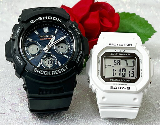 ペアウオッチ gショック恋人たちのGショック ペアウオッチ G-SHOCK BABY-G カシオ 2本セット AWG-M100SB-2AJF BGD-5650-7JF プレゼント プレゼント クリスマス プレゼント 誕生日 御祝い還暦 銀婚式 結婚記念日 婚約
