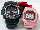 恋人たちのGショック ペアウオッチ G-SHOCK BABY-G カシオ 2本セット AWG-M100-1AJF BGD-5650-4JF プレゼント ラッピング無料 手書きの..