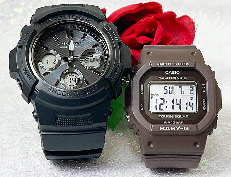 ペアウオッチ gショック恋人たちのGショック ペアウオッチ G-SHOCK BABY-G カシオ 2本セット AWG-M100SBB-1AJF BGD-5650-5JF プレゼント プレゼント クリスマス プレゼント 誕生日 御祝い還暦 銀婚式 結婚記念日 婚約