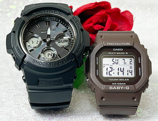 ペアウオッチ gショック恋人たちのGショック ペアウオッチ G-SHOCK BABY-G カシオ 2本セット AWG-M100SBB-1AJF BGD-5650-5JF プレゼント プレゼント クリスマス プレゼント 誕生日 御祝い還暦 銀婚式 結婚記念日 婚約