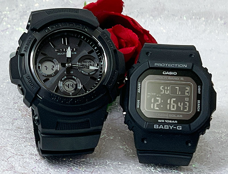 恋人たちのGショック ペアウオッチ G-SHOCK BABY-G カシオ 2本セット AWG-M100SBB-1AJF BGD-5650-1CJF プレゼント 人気 婚約 夫婦 高級 クリスマス プレゼント おすすめ 誕生日 御祝い還暦 銀婚式 結婚記念日 婚約