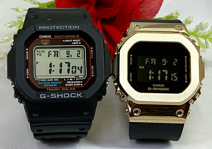 恋人たちのGショック ペアウオッチ G-SHOCK BABY-G カシオ 2本セット GW-M5610U-1JF GM-S5600GB-1JF ソ..