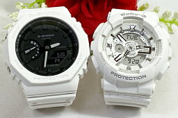 恋人たちのGショック ペアウオッチ G-SHOCK BABY-G ペア腕時計 カシオ 2本セット 電池式 アナデジ GA-2100-7AJF BA-110-7A3JF プレゼント ラッピング無料 メッセージカード あす楽対応　クリスマス プレゼント 誕生日 御祝い還暦 銀婚式 結婚記念日 婚約