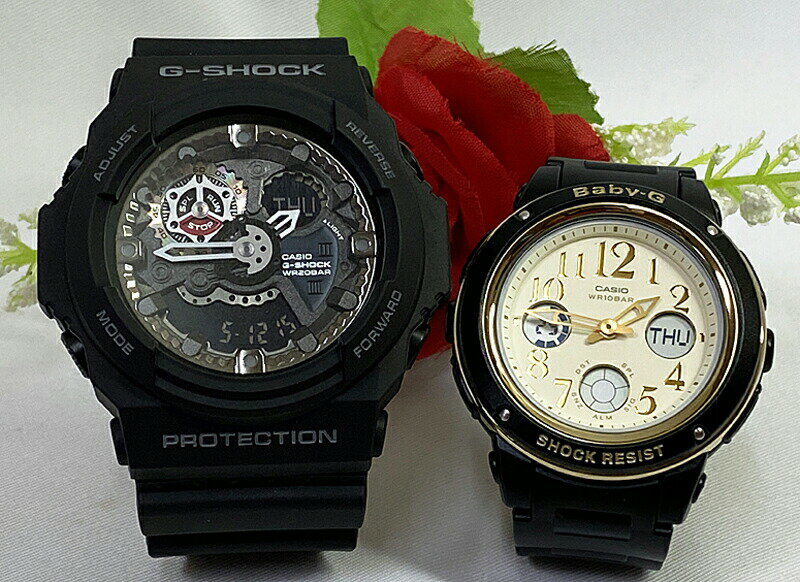 恋人たちのGショックペアウォッチ G-SHOCK BABY-G ペア腕時計 カシオ 2本セット アナデジ AW-591-2AJF BGA-151EF-1BJF お揃い プレゼント 新品