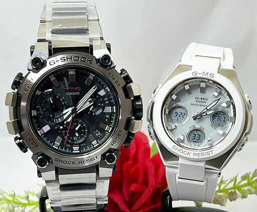 恋人たちのGショックペアウォッチgショック G-SHOCK BABY-G 人気 婚約 夫婦 高級 クリスマス プレゼント おすすめ ペア腕時計 カシオ 2本セット gショック 電波ソーラー MTG-B3000D-1AJF MSG-W100-7AJF ラッピング無料 手書きのメッセージカード あす楽対応 恋人たちのGショックペアウォッチgショック G-SHOCK BABY-G 人気 婚約 夫婦 高級 クリスマス プレゼント おすすめ ペア腕時計 カシオ 2本セット gショック 電波ソーラー MTG-B3000D-1AJF MSG-W100-7AJF ラッピング無料 手書きのメッセージカード あす楽対応