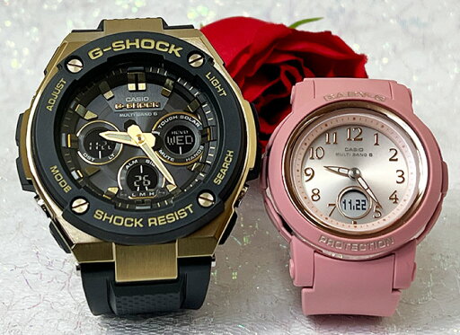 恋人達のGショック ペアウォッチ gショック 人気 婚約 夫婦 高級 クリスマス プレゼント おすすめG-SHOCK BABY-G カシオ 2本セット ソーラー電波 アナデジ GST-W300G-1A9JF BGA-2900AF-4AJF 手書きのメッセージお付けします 恋人達のGショック ペアウォッチ gショック 人気 婚約 夫婦 高級 クリスマス プレゼント おすすめG-SHOCK BABY-G カシオ 2本セット ソーラー電波 アナデジ GST-W300G-1A9JF BGA-2900AF-4AJF 手書きのメッセージお付けします