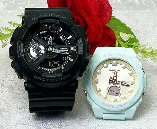 恋人たちのGショックペアウォッチ G-SHOCK BABY-G ペア腕時計 カシオ 2本セット アナデジ GA-110-1BJF BGA-320FH-3AJF 手書きします 夫婦 カップル 人気 婚約 夫婦 高級 クリスマス プレゼント おすすめ 恋人たちのGショックペアウォッチ G-SHOCK BABY-G ペア腕時計 カシオ 2本セット アナデジ GA-110-1BJF BGA-320FH-3AJF 手書きします 夫婦 カップル 人気 婚約 夫婦 高級 クリスマス プレゼント おすすめ