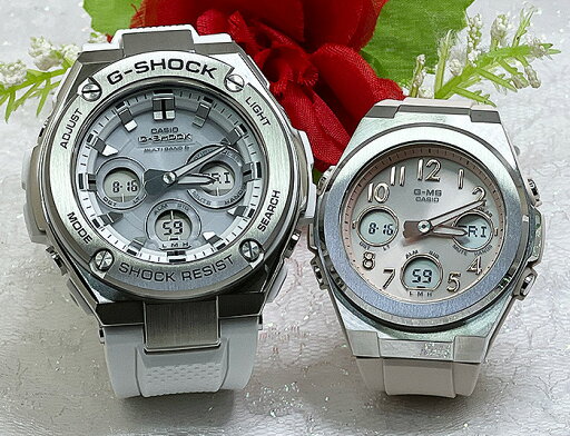 ペアウオッチ gショック恋人達のGショック ペアウオッチ 大人のG-SHOCK 電波ソーラー BABY-G カシオ 2本セット アナデジ GST-W310-7AJF MSG-W610FE-4AJF クリスマス プレゼント 誕生日 御祝い 還暦 銀婚式