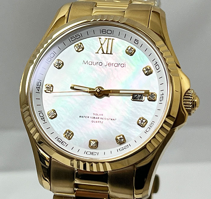 マウロ ジェラルディ MAURO JERARDI 腕時計 メンズウォッチ MJ037-5 ケース径40ミリ ラッピング無料 手書きのメッセージカード あす楽対応
