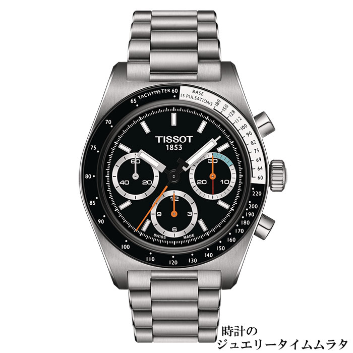 ティソ ビジネス腕時計 メンズ 【腕時計収納ケースプレゼント】TISSOT ティソ PR516 クロノグラフ 手巻き メンズ腕時計 T-スポーツ T149.459.21.051.00 ブラック文字盤 ケース径41ミリ 10気圧防水 ラッピング無料 手書きのメッセージお付けします あす楽対応