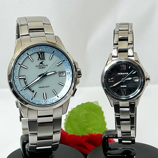 カシオ OCEANUS オシアナス 腕時計 ペアウオッチ 電波時計 OCW-T150-2AJF OCW-70J-1AJF ラッピング無料 手書きのメッセージカードお付けします カシオ OCEANUS オシアナス 腕時計 ペアウオッチ 電波時計 OCW-T150-2AJF OCW-70J-1AJF ラッピング無料 手書きのメッセージカードお付けします