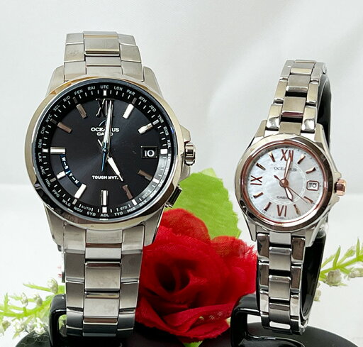 カシオ OCEANUS オシアナス 腕時計 ペアウオッチ 電波時計 OCW-T150-1AJF OCW-70PJ-7A2JF ラッピング無料 手書きのメッセージカードお付けします カシオ OCEANUS オシアナス 腕時計 ペアウオッチ 電波時計 OCW-T150-1AJF OCW-70PJ-7A2JF ラッピング無料 手書きのメッセージカードお付けします