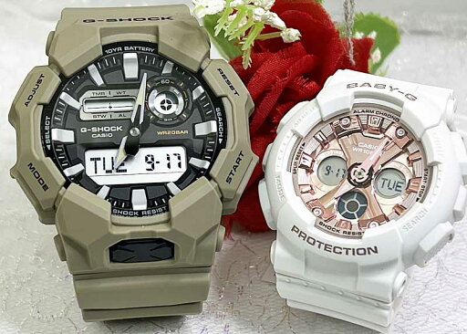 恋人たちのGショック ペアウオッチ G-SHOCK BABY-G ペア腕時計 カシオ 2本セット アナデジ GA-010-5AJF BA-130-7A1JF ホワイト ピンクラッピング無料 人気 婚約 夫婦 高級 クリスマス プレゼント おすすめ誕生日 御祝い還暦 銀婚式 結婚記念日 婚約 恋人たちのGショック ペアウオッチ G-SHOCK BABY-G ペア腕時計 カシオ 2本セット アナデジ GA-010-5AJF BA-130-7A1JF ホワイト ピンクラッピング無料 人気 婚約 夫婦 高級 クリスマス プレゼント おすすめ誕生日 御祝い還暦 銀婚式 結婚記念日 婚約