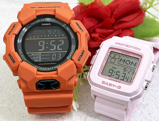 恋人たちのGショック ペアウオッチ G-SHOCK BABY-G ペア腕時計 カシオ 2本セット GD-010-4JFBGD-10-4JF デジタル プレゼント 誕生日 御祝い 恋人たちのGショック ペアウオッチ G-SHOCK BABY-G ペア腕時計 カシオ 2本セット GD-010-4JFBGD-10-4JF デジタル プレゼント 誕生日 御祝い