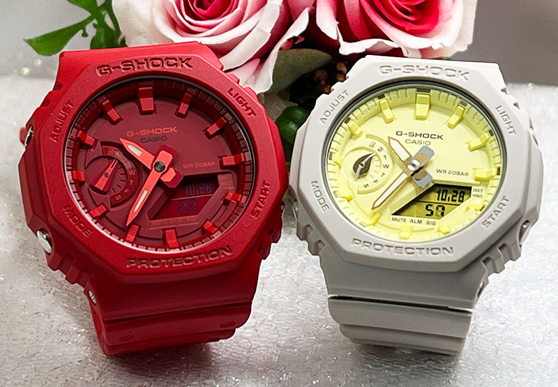 ペアウオッチ gショック恋人たちのGショック ペアウオッチ G-SHOCK BABY-G ペア腕時計 カシオ 2本セット GA-2100-4AJF GMA-S2100NC-4AJFプレゼント クリスマス プレゼント 誕生日 御祝い還暦 銀婚式 結婚記念日 婚約 婚約 夫婦 高級 クリスマス プレゼント