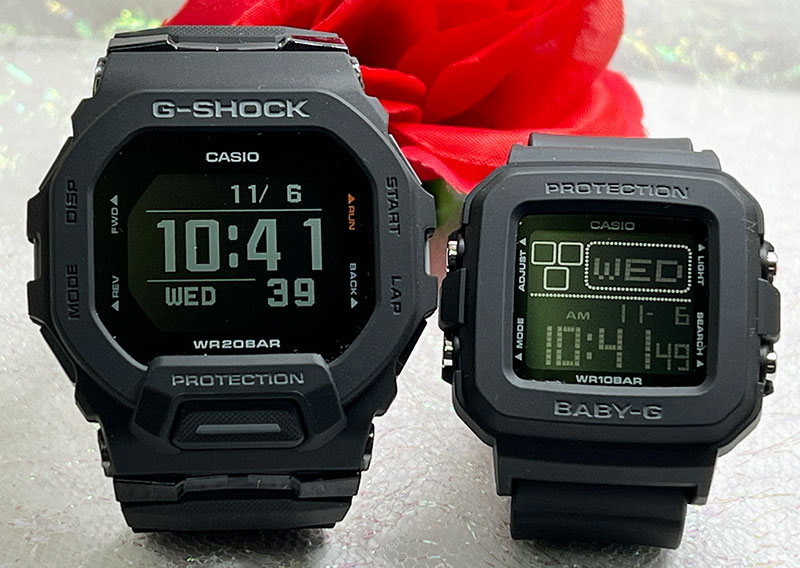 ペアウオッチ gショック恋人たちのGショック ペアウオッチ G-SHOCK BABY-G カシオ 2本セット GBD-200-1JF BGD-10-1JF 電池式 プレゼント クリスマス あす楽対応 g-shock プレゼント 誕生日 御祝い 銀婚式 結婚記念日 婚約 夫婦 高級